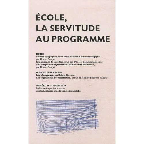 École : la servitude au programme